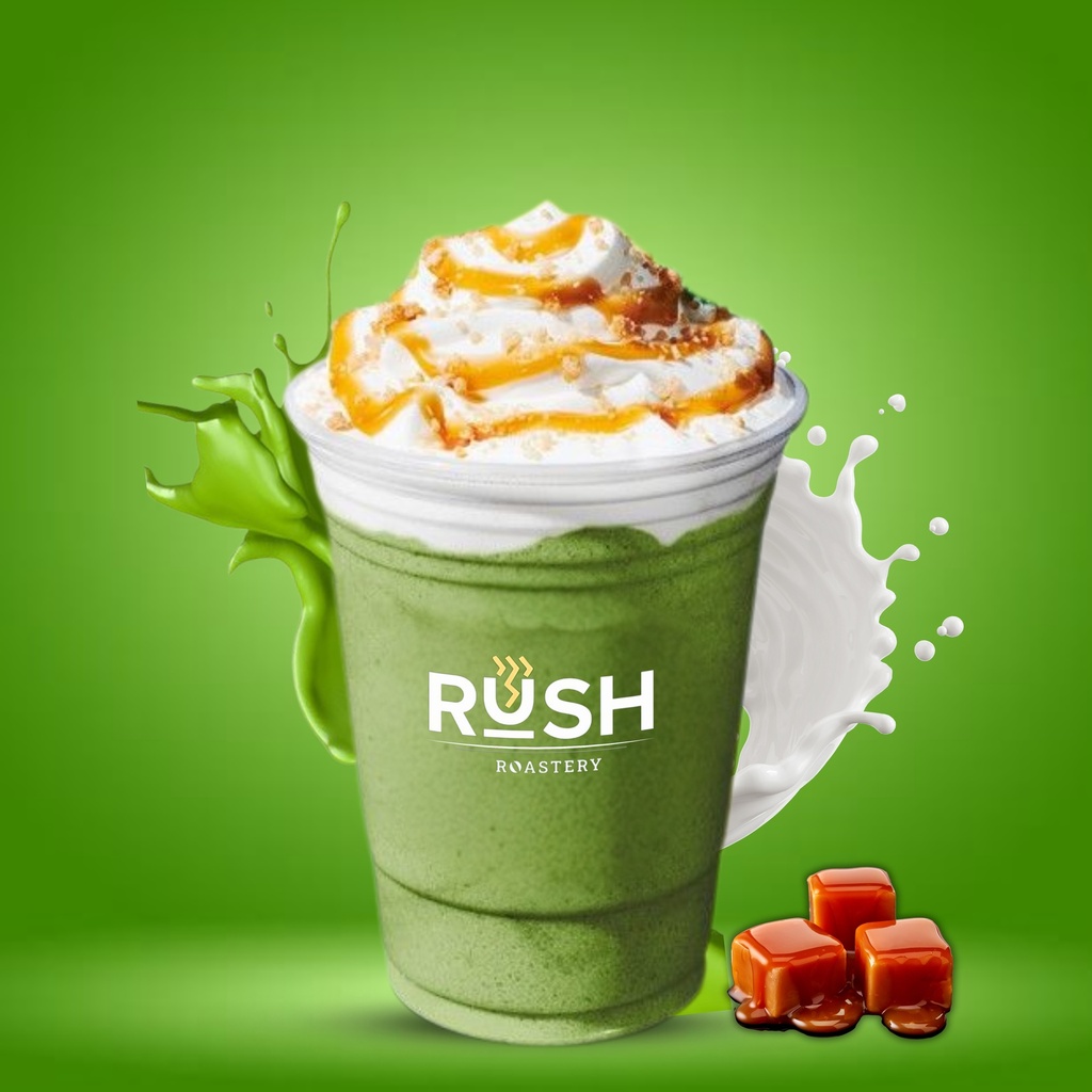 Caramel Matcha Smoothie 